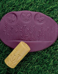 Yellow Door Dough Roller Stamps Let's Roll Garden Bugs