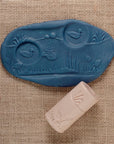Yellow Door Dough Roller Stamps Let's Roll Pond Life