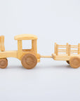 Debresk Big Wooden Tractor with Cart Au