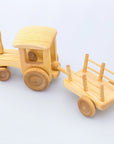 Debresk Big Wooden Tractor with Cart Au