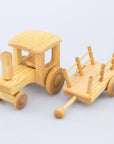 Debresk Big Wooden Tractor with Cart Au