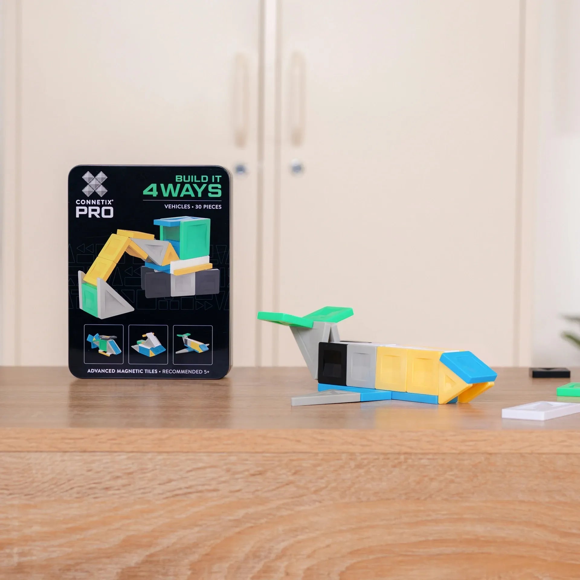 Connetix Tiles PRO Build It 4 Ways Vehicles Pack 30 pc