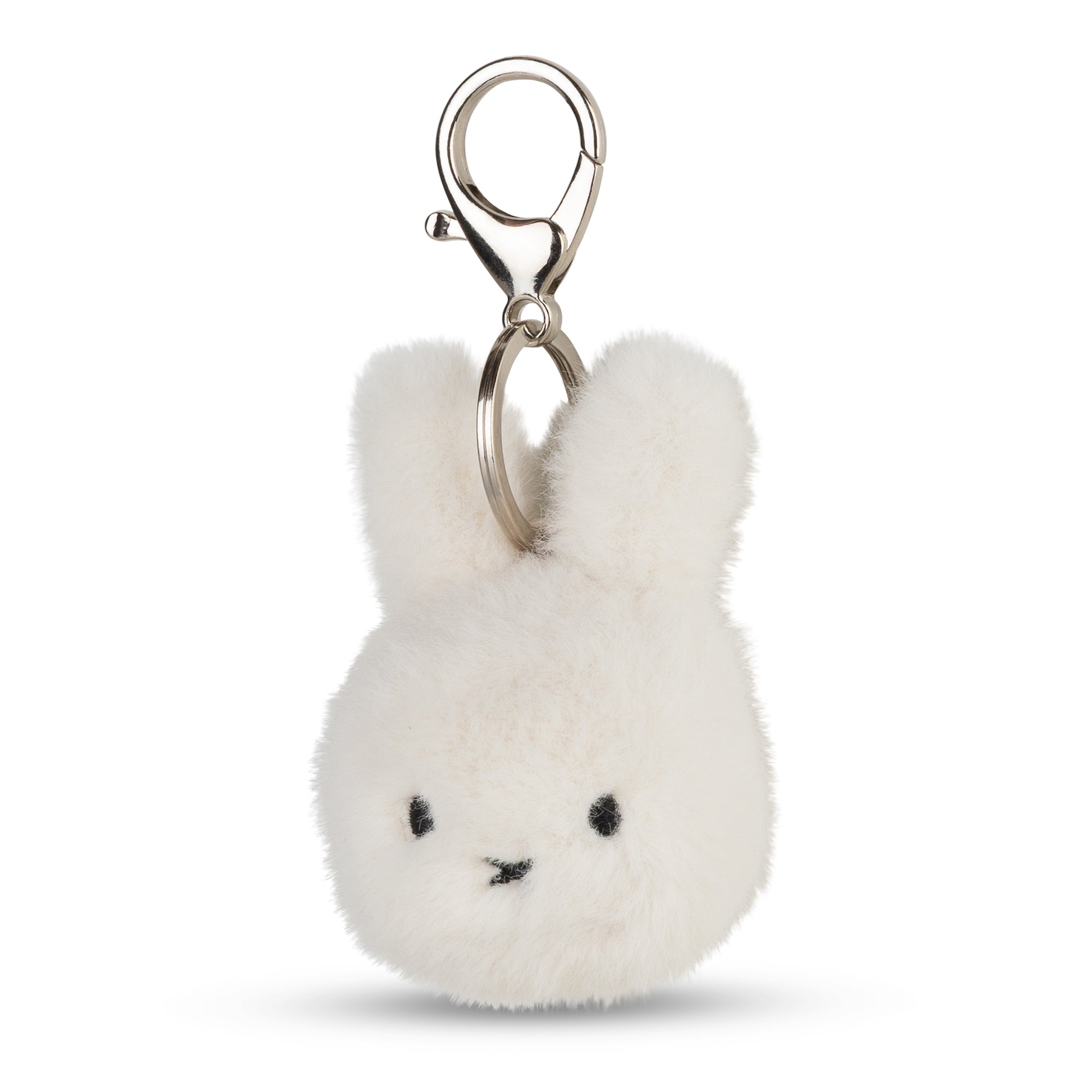 BON TON TOYS Miffy ECO Fuzzy Keychain Offwhite