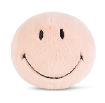 BON TON TOYS Smiley ECO Fuzzy Pink 13 cm