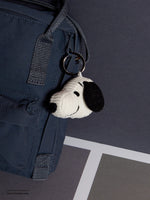 Load image into Gallery viewer, Snoopy Head Corduroy Cream keychain
