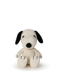 Snoopy Sitting Corduroy Cream 12cm