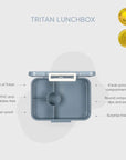 Citron Incredible Tritan Lunch box with 4 compartments - Spaceship