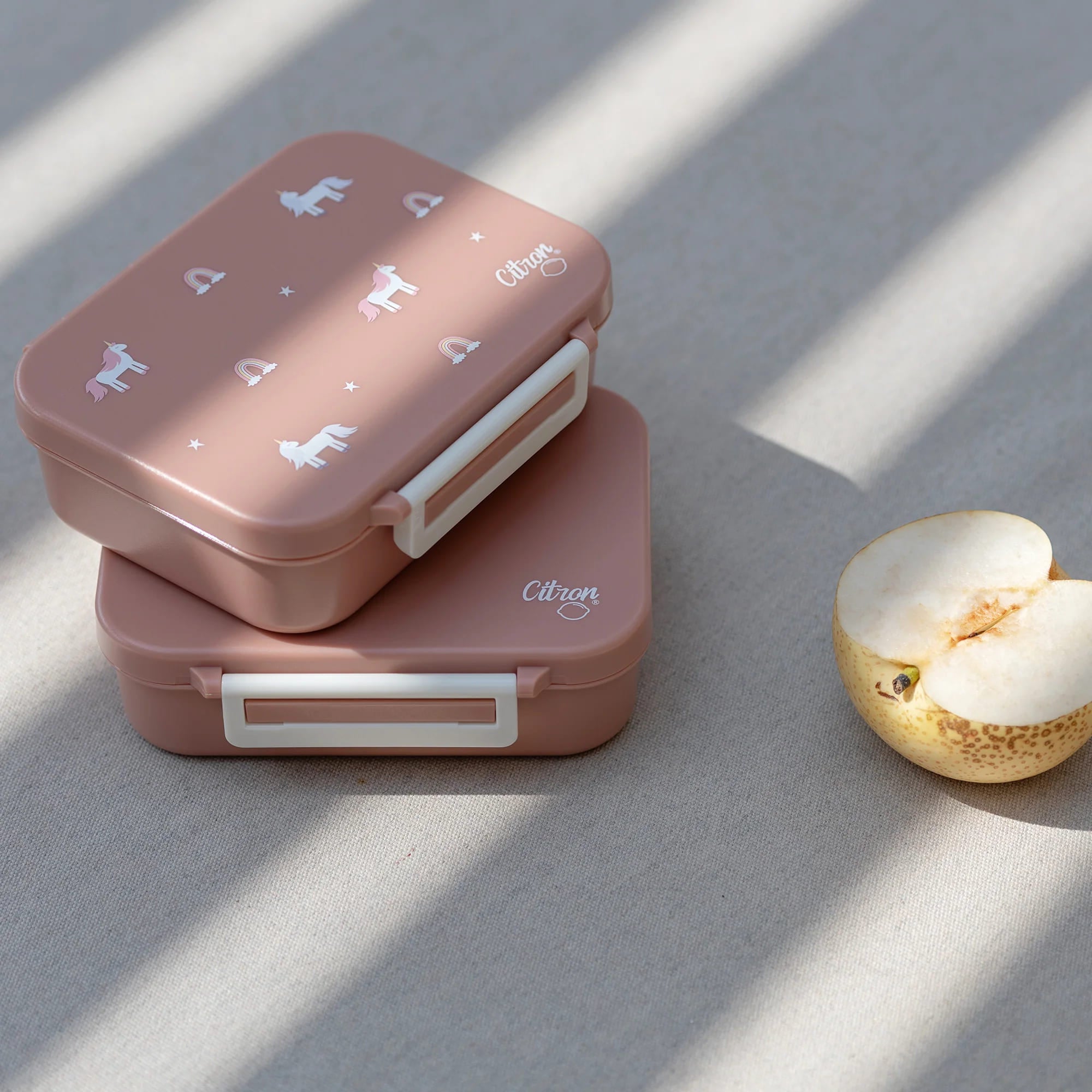 Citron Tritan Snack Box - Blush Pink