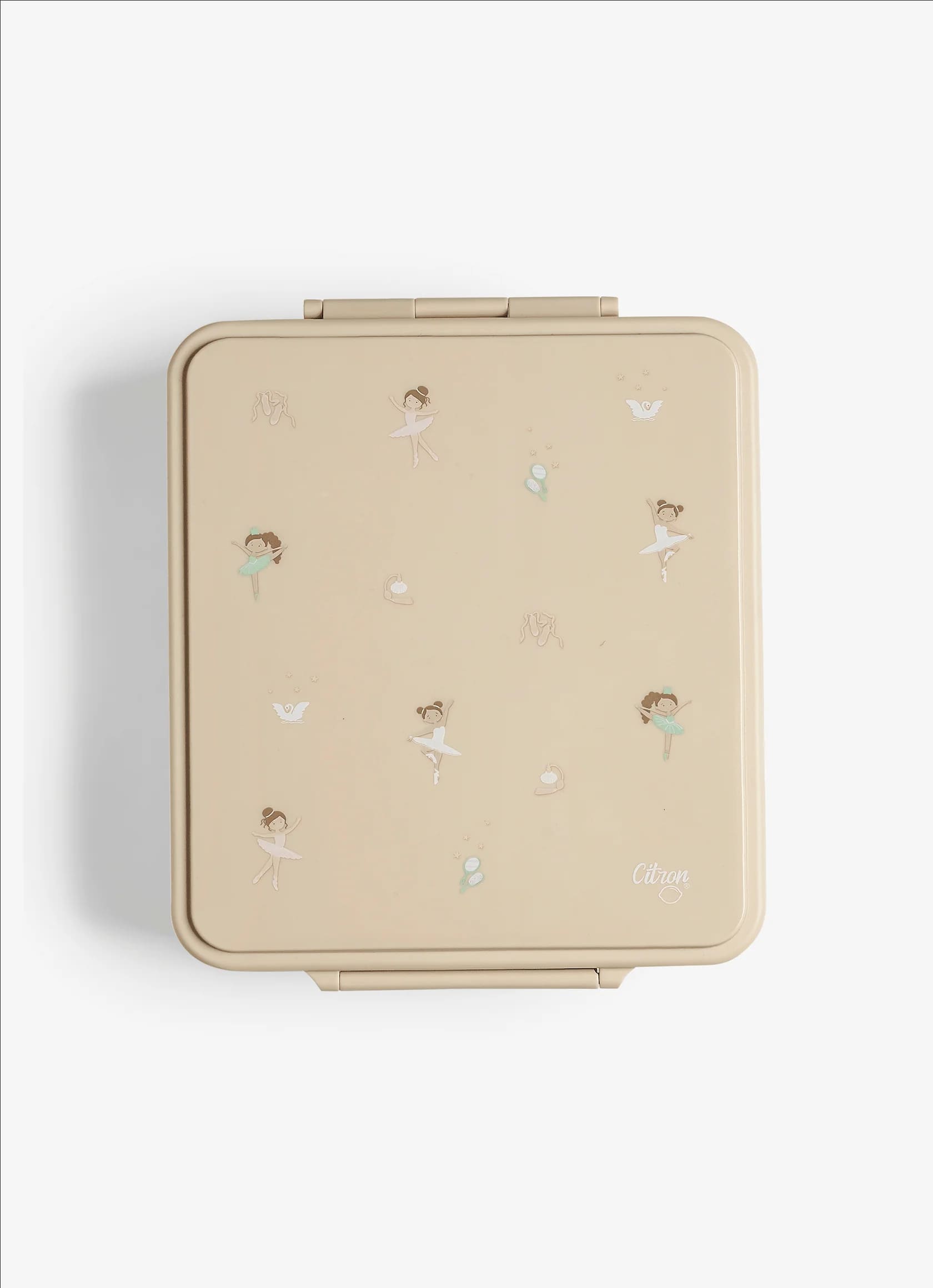 Citron Grand Lunch Box 4 Compartments with Insulated Food Jar - Ballerina
