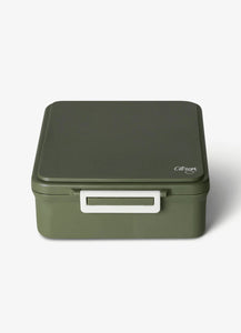 Citron Grand Lunch Box 4 Compartments with Insulated Food Jar - Green