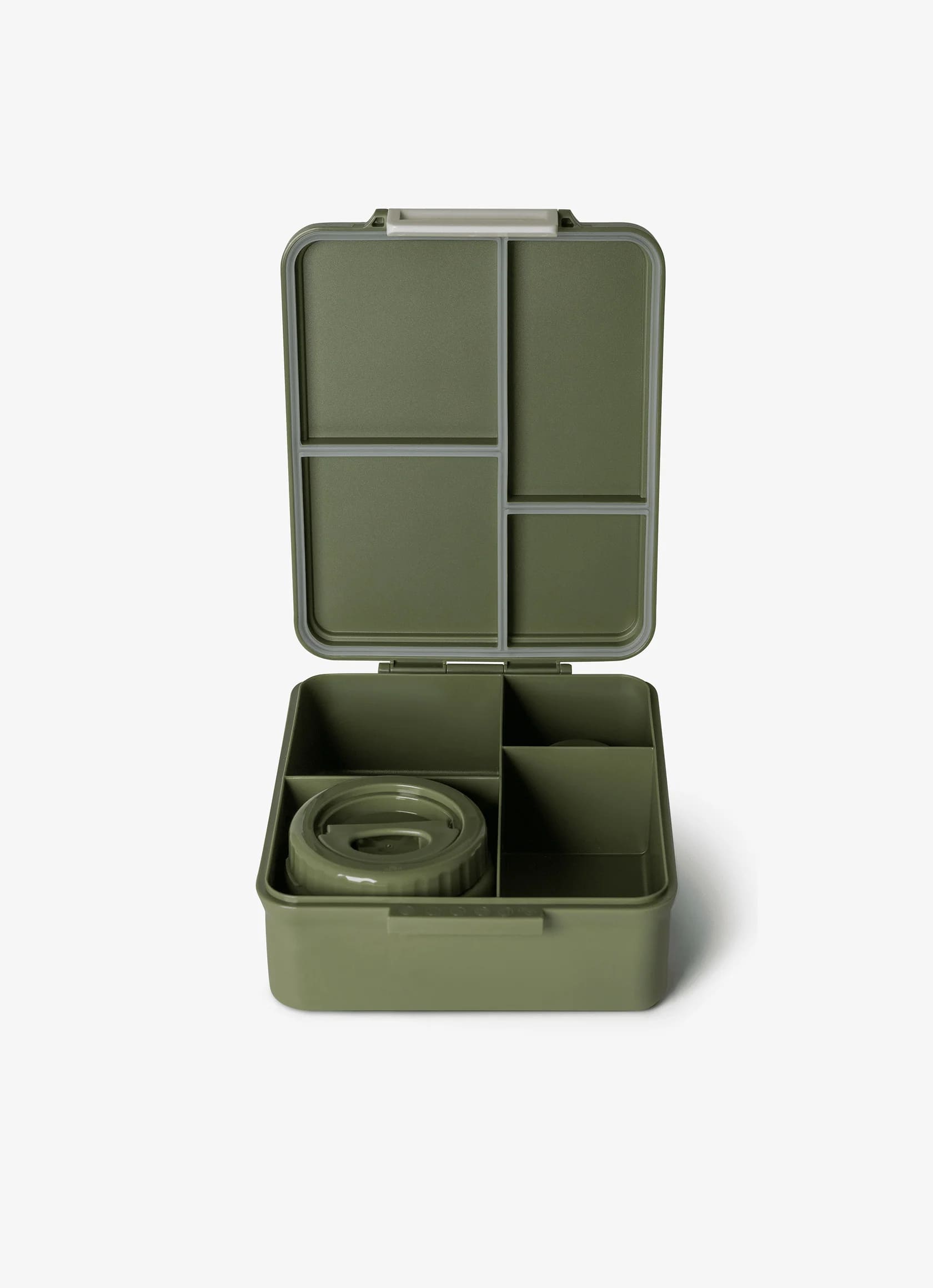 Citron Grand Lunch Box 4 Compartments with Insulated thermos - Green