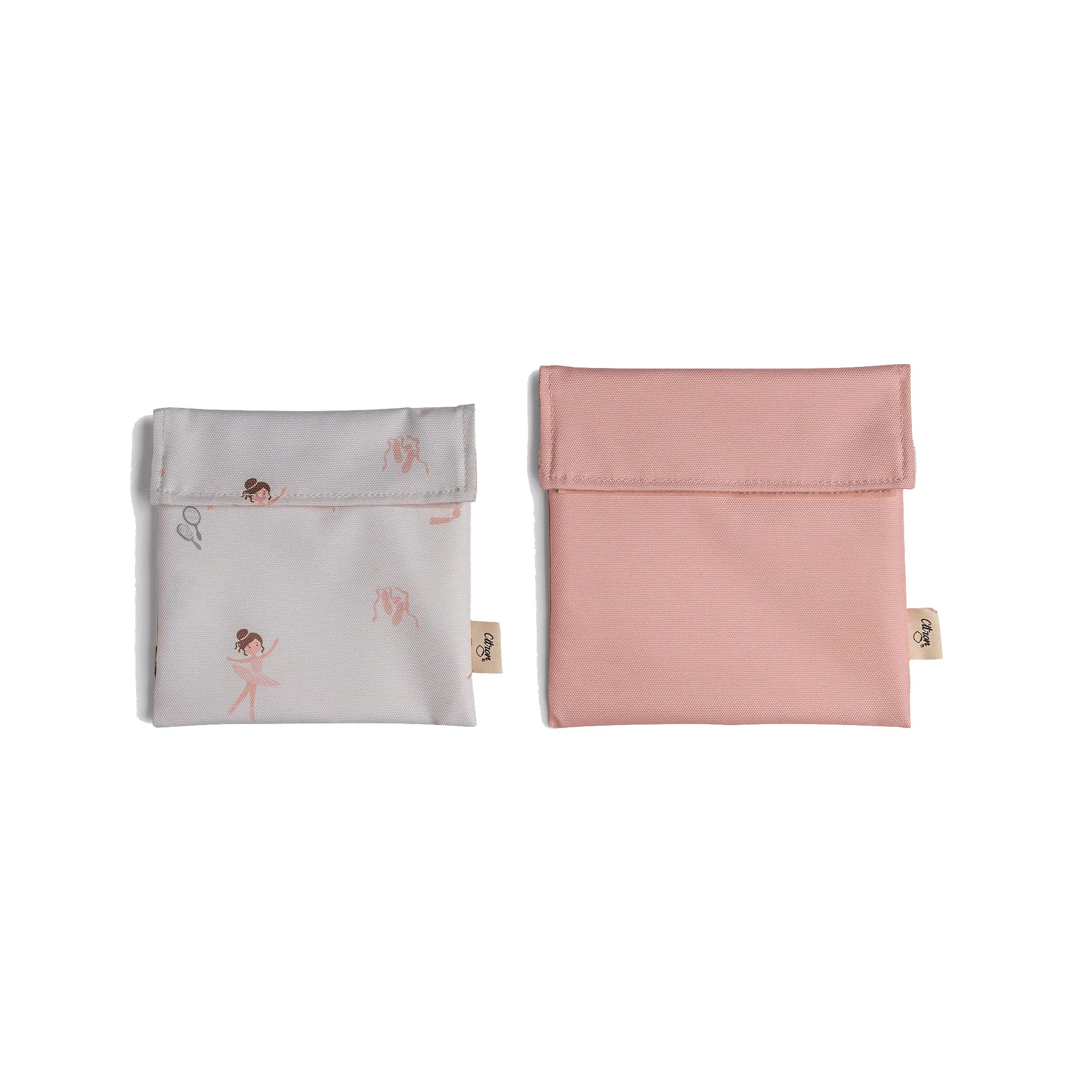 Citron Reusable Sandwich Bag Set of 2 - Ballerina