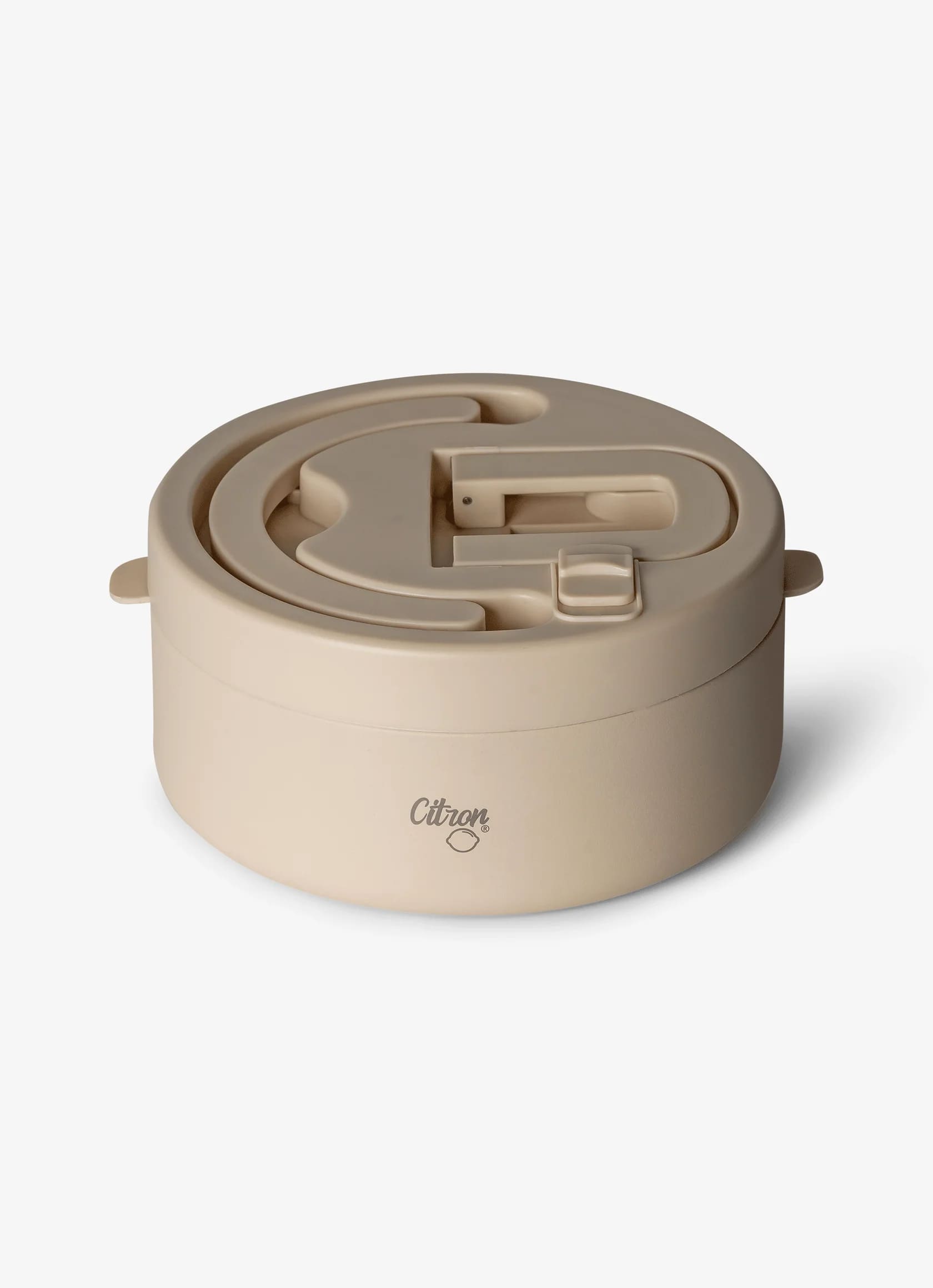 Citron Stainless Steel Insulated Food Jar large Beige