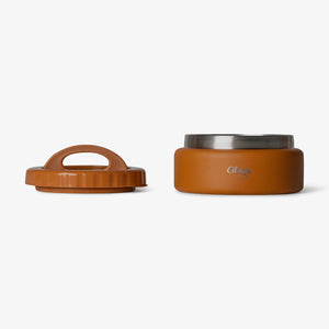 Citron Stainless Steel Insulated Food Jar small - Caramel