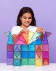 Connetix Magnetic Tiles Glitter Castle Pack 