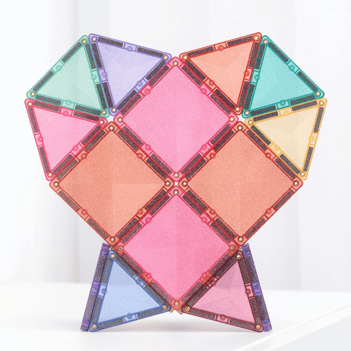 Connetix Magnetic Tiles Glitter Castle Pack 