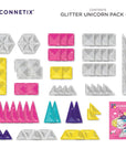 Connetix Magnetic Tiles Glitter Unicorn Pack