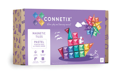 Connetix Magnetic Tiles Pastel Starter Pack