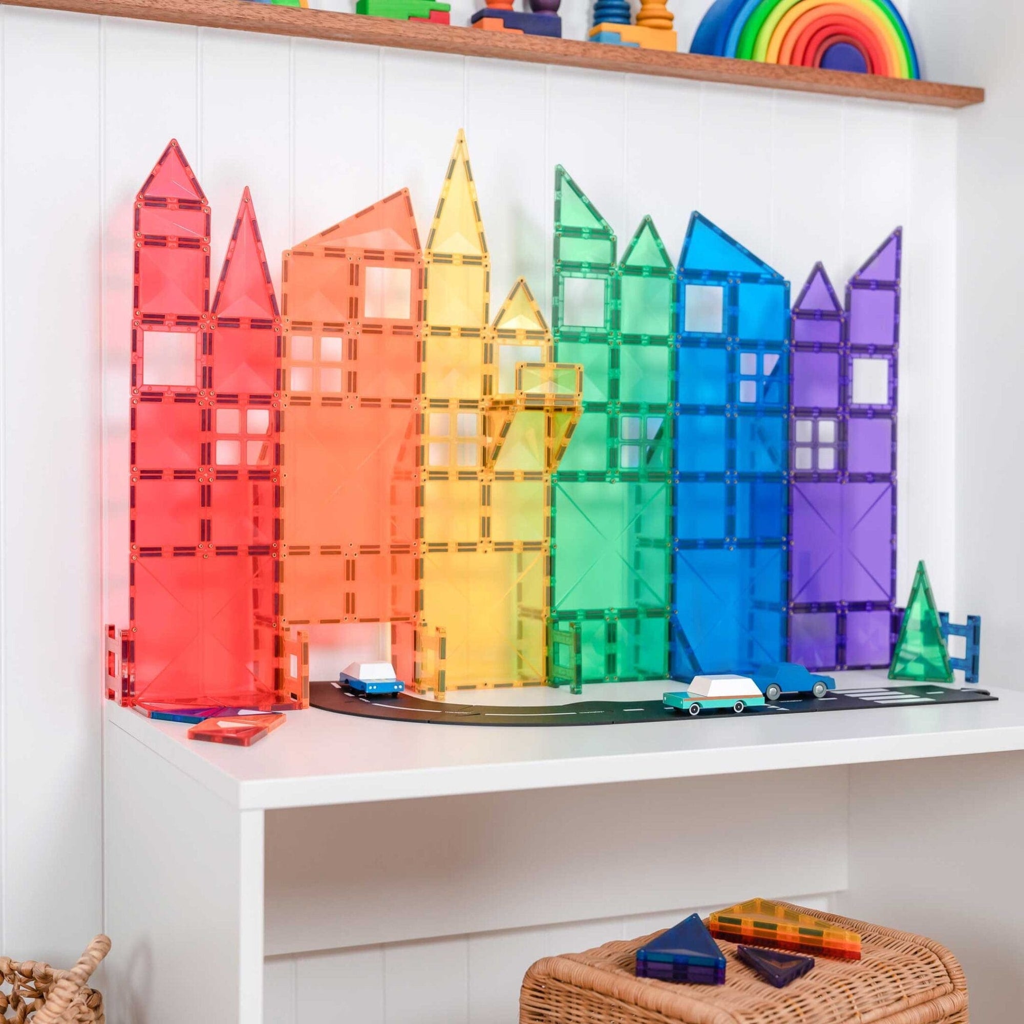 Connetix Magnetic Tiles Rainbow Creative Pack 102 pc