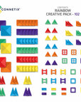 Connetix Magnetic Tiles Rainbow Creative Pack 102 pc