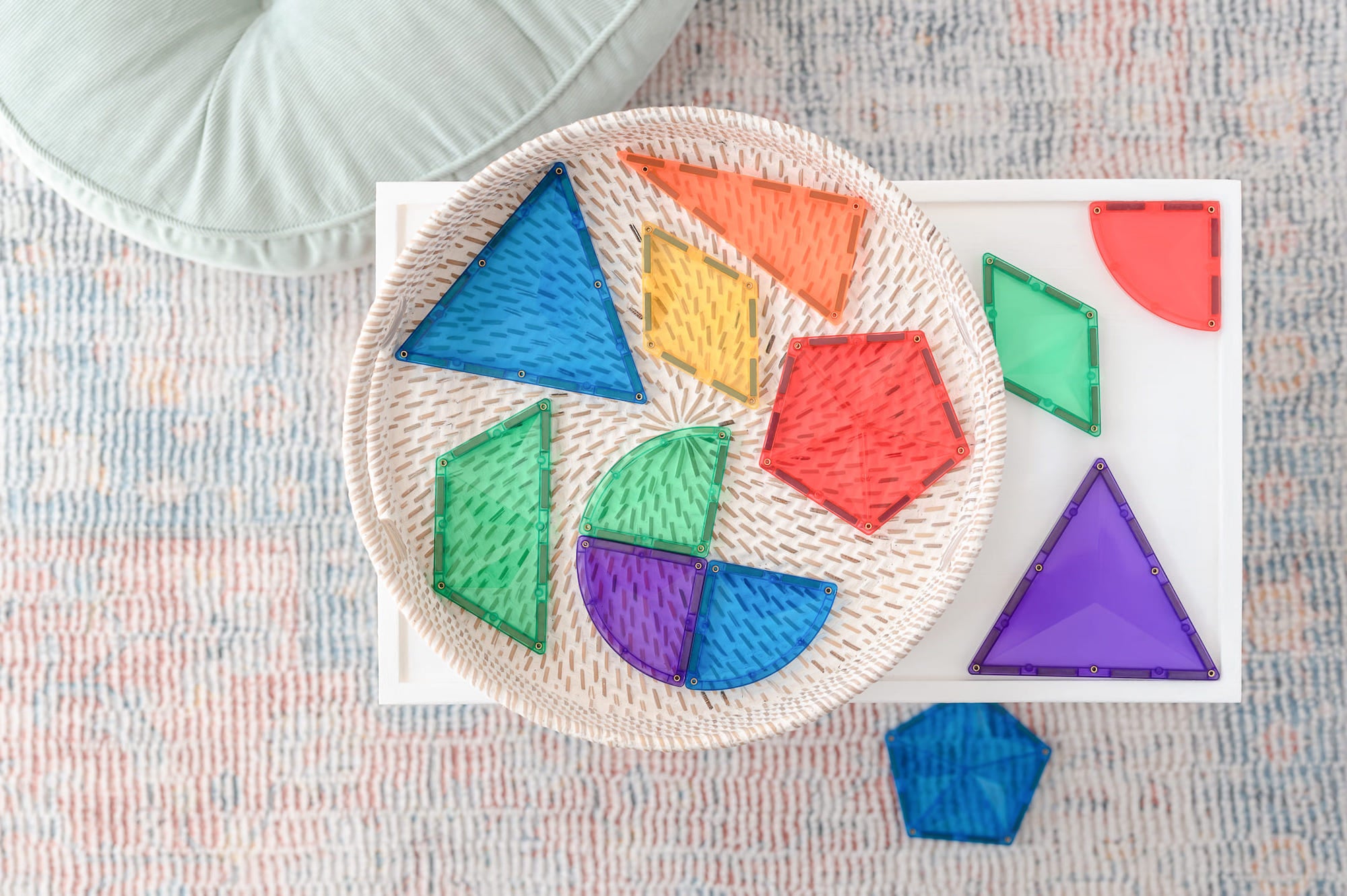 Connetix Magnetic Tiles Rainbow Shape Expansion Pack