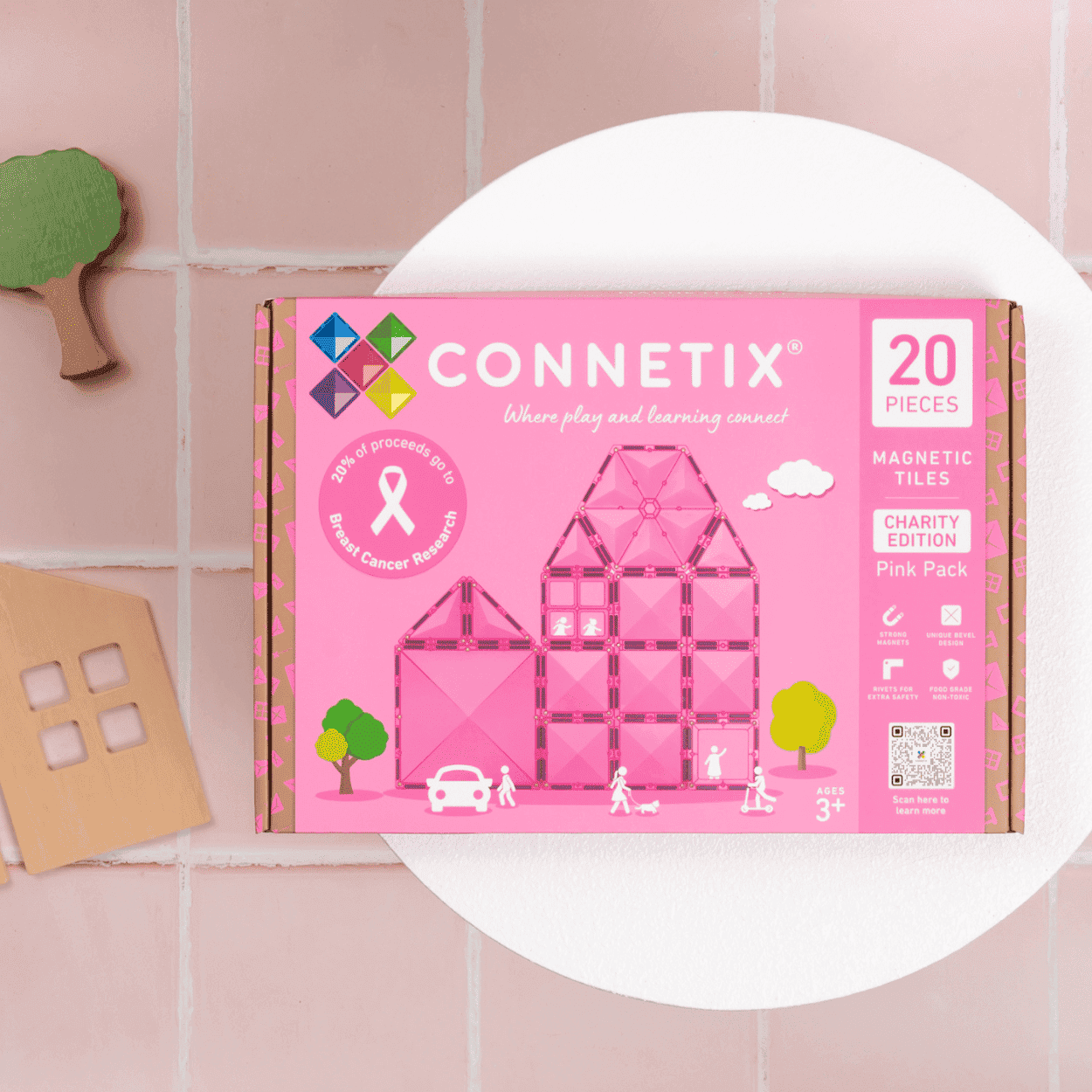 Connetix Tiles Charity Pack Pink