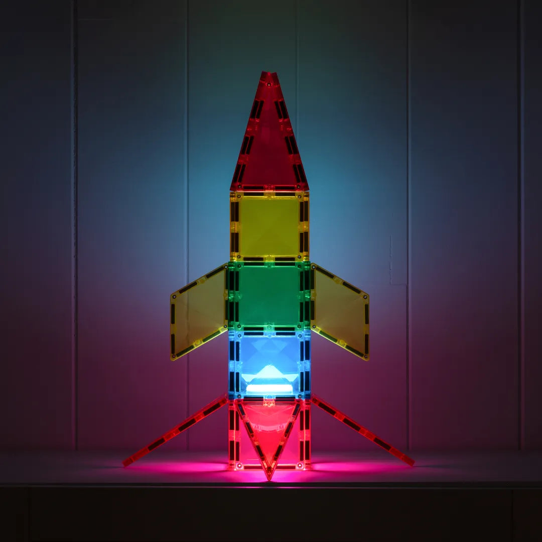 Connetix Tiles Light Rocket Pack 30 pc