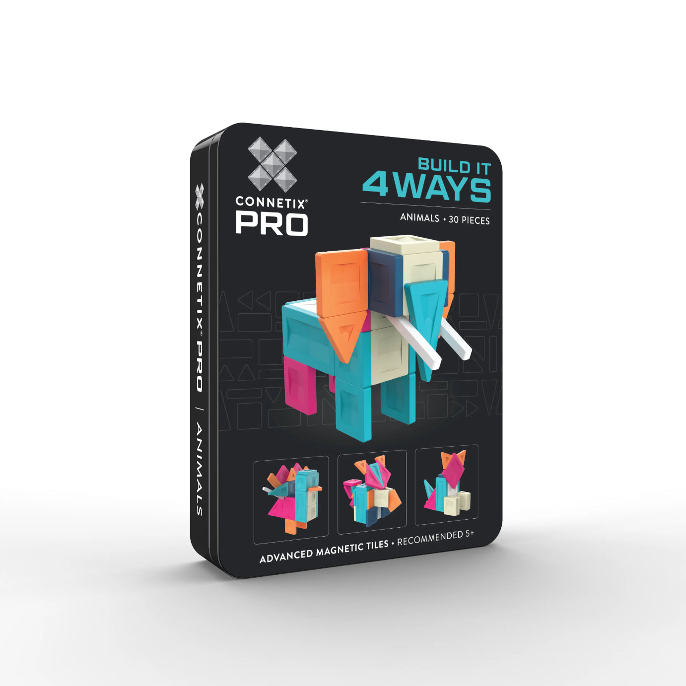 Connetix Tiles PRO Build It 4 Ways Animals Pack 30 pc