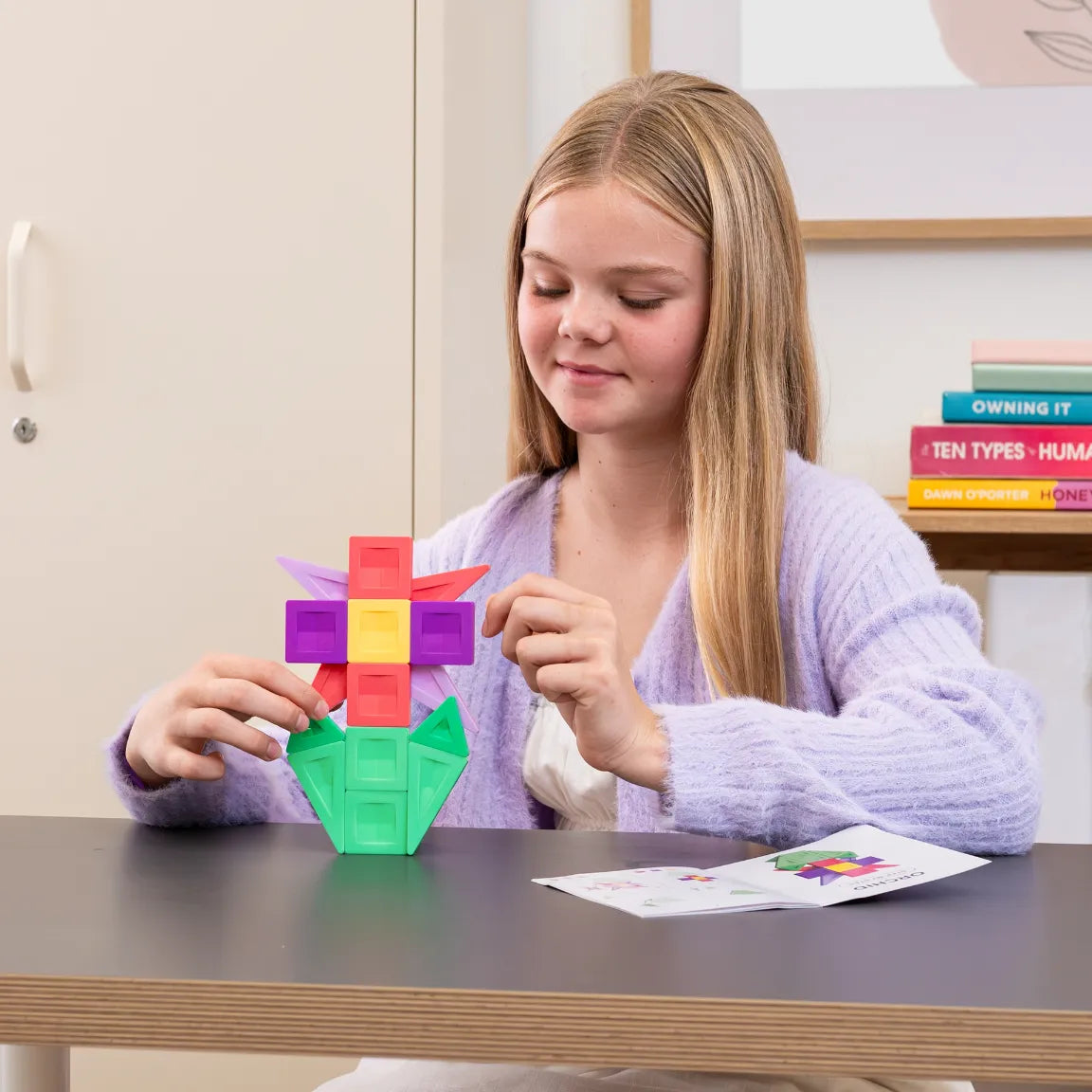 Connetix Tiles PRO Build It 4 Ways Flowers Pack 21 pc