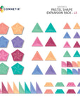 Connetix Magnetic Tiles Pastel Shape Expansion Pack