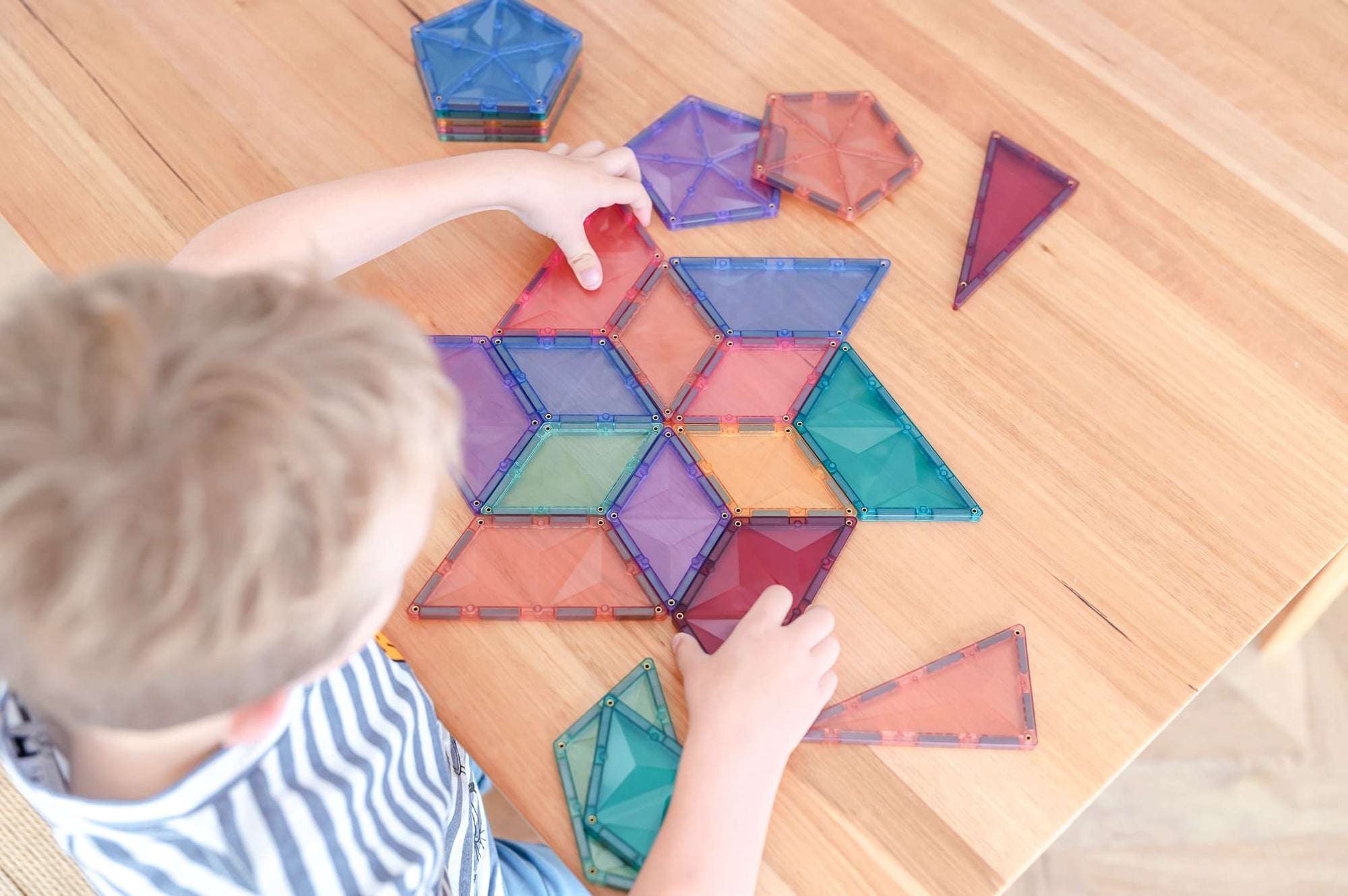 Connetix Magnetic Tiles Pastel Shape Expansion Pack