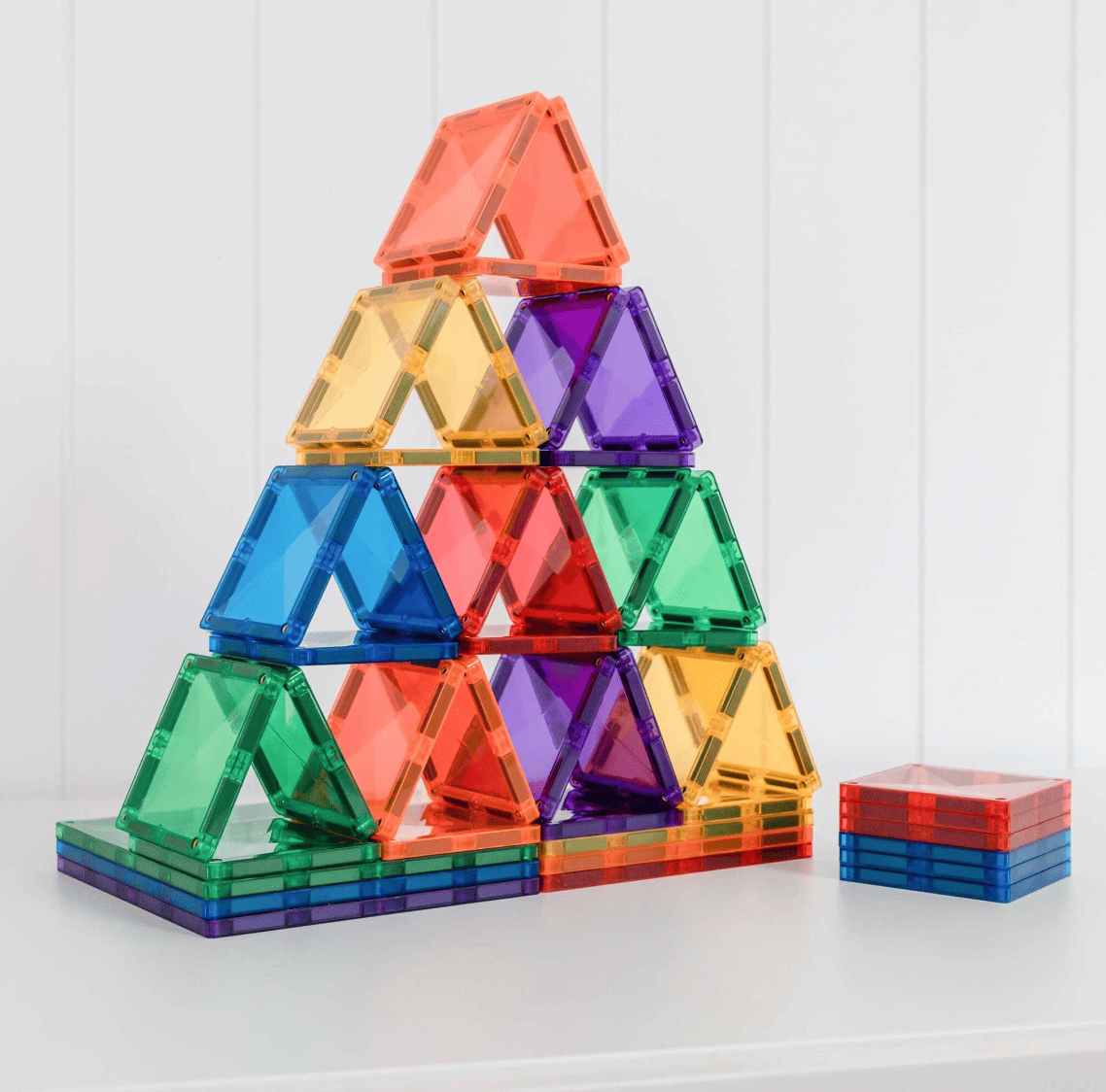 Connetix Magnetic Tiles Rainbow Square Pack 42 pc