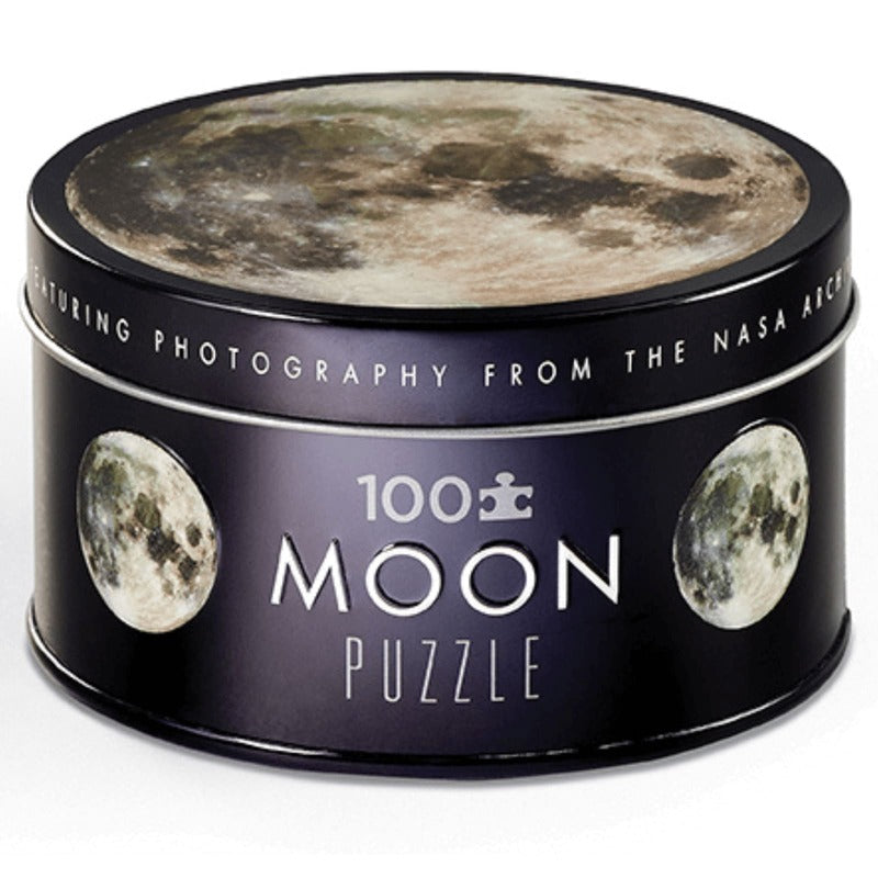 Crocodile Creek Tin Space Puzzle Moon