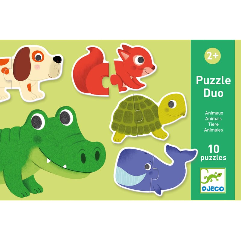 Djeco Duo Animals 20pc Puzzle