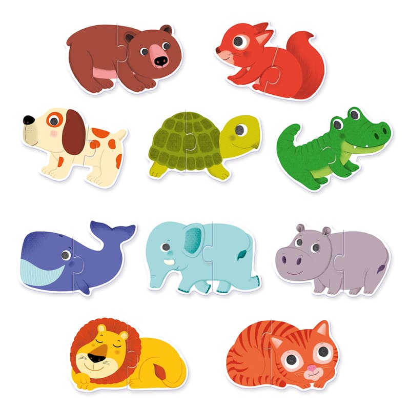 Djeco Duo Animals 20pc Puzzle