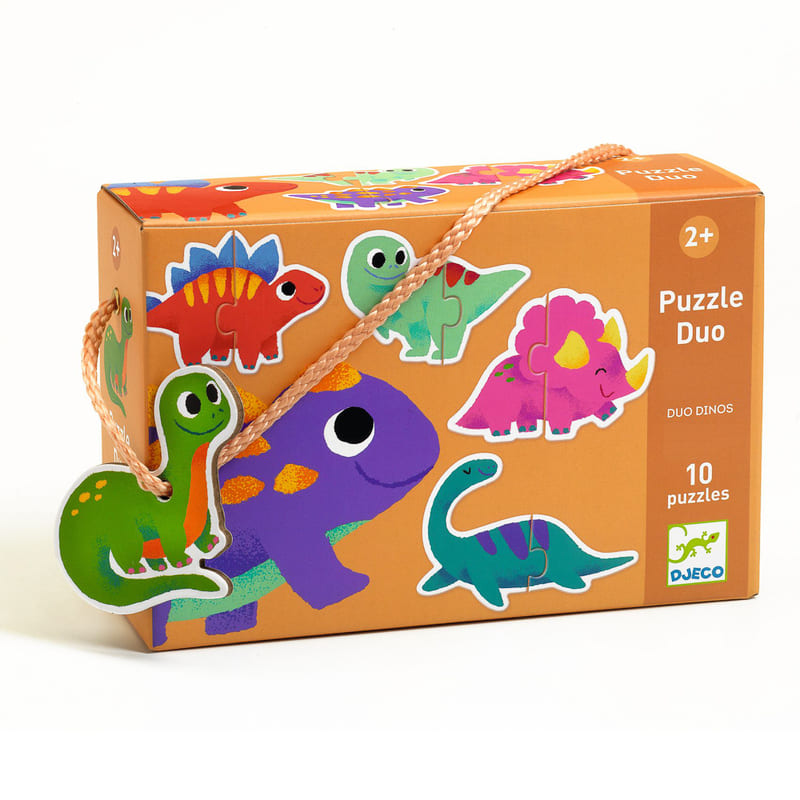 Djeco Duo Dinosaur 20pc Puzzle