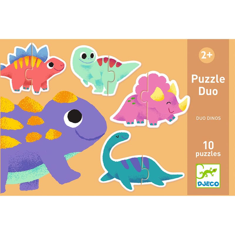 Djeco Duo Dinosaur 20pc Puzzle