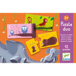Load image into Gallery viewer, Duo Mum &amp; Baby Puzzle 24pc
