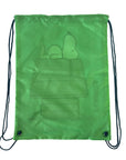Engelite Peanuts Snoopy Drawstring Bag - Green Blue Striped
