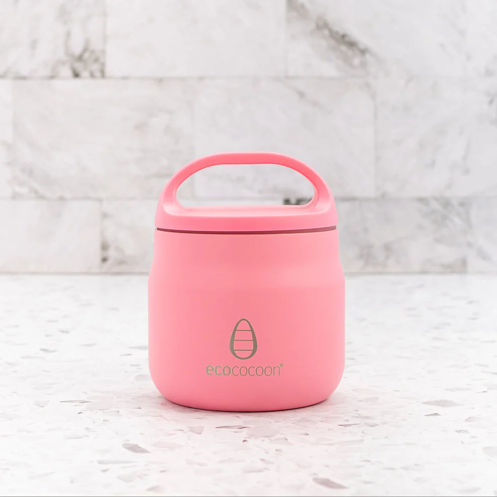 Ecococoon Insulated Food Jar Rose Pink