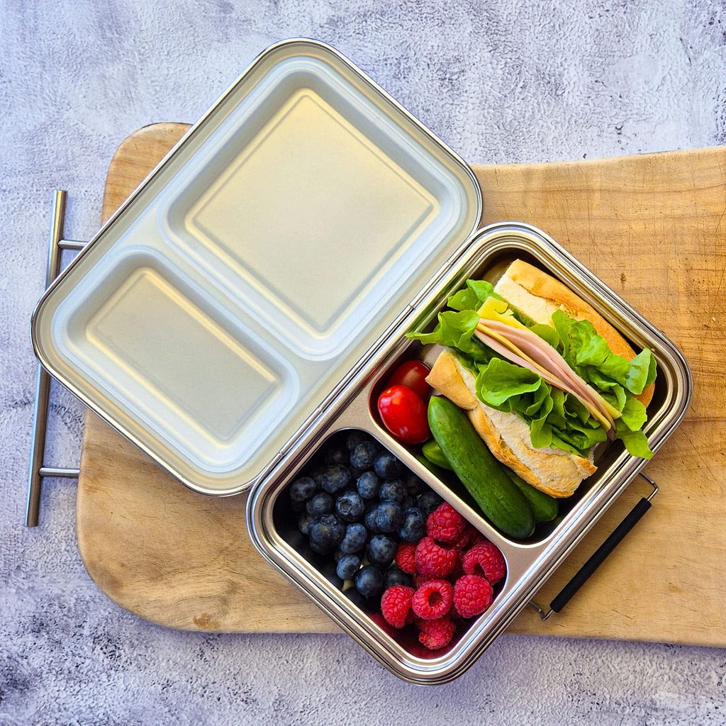 Ecococoon Stainless Steel Bento Box 2 Compartment opaque