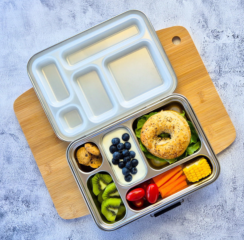 Ecococoon Stainless Steel Bento Box 5 Compartment opaque