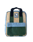 Engelite Peanuts Backpack - Small Blue Green Beige
