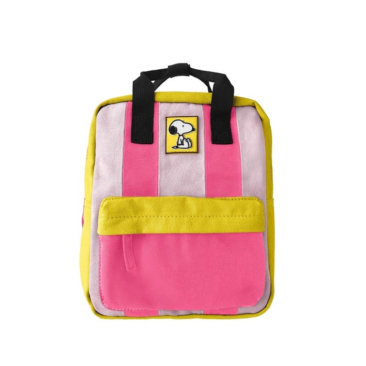 Engelite Peanuts Backpack - Small Yellow Pink