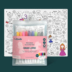 Load image into Gallery viewer, HEYDOODLE REUSABLE SILICONE PLACEMAT Sugar and Spice
