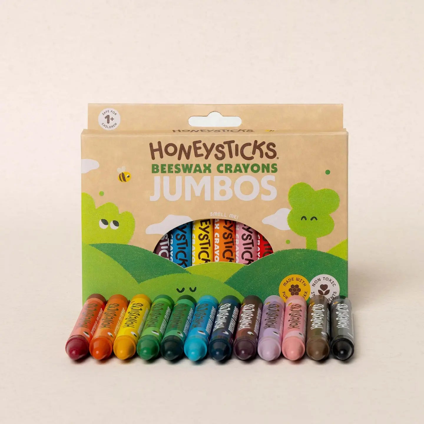 Honeysticks Beeswax Crayons Jumbos