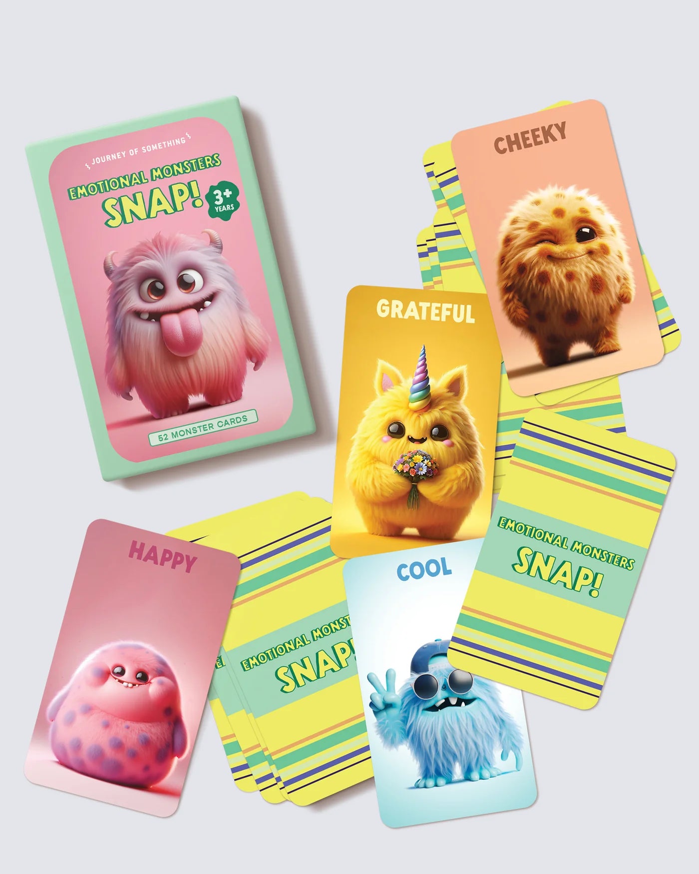 Journey of Something Emotional Monsters Snap Card Game