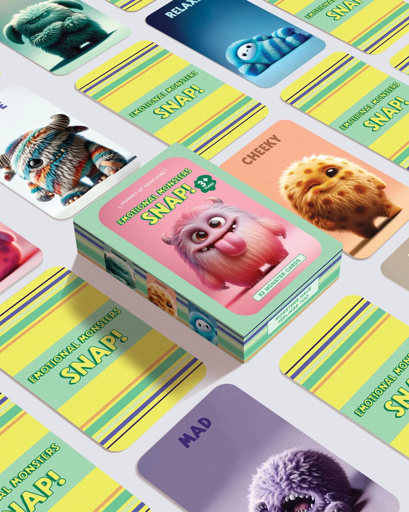Journey of Something Emotional Monsters Snap Card Game
