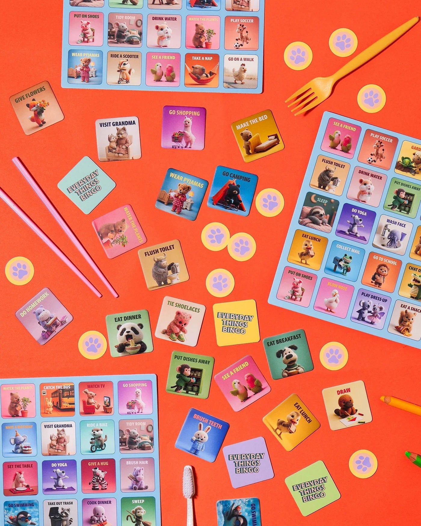 Journey of Something Kids Task Bingo Game