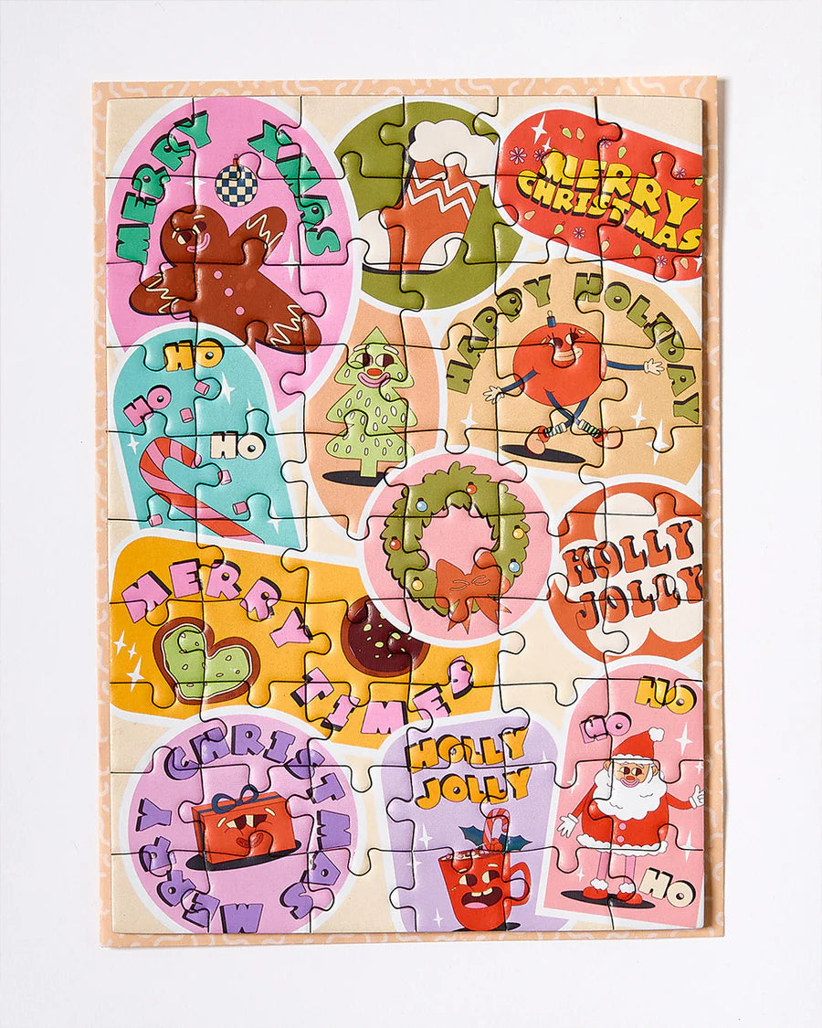 Journey of Something Greeting Card Puzzle - Happy Holidays